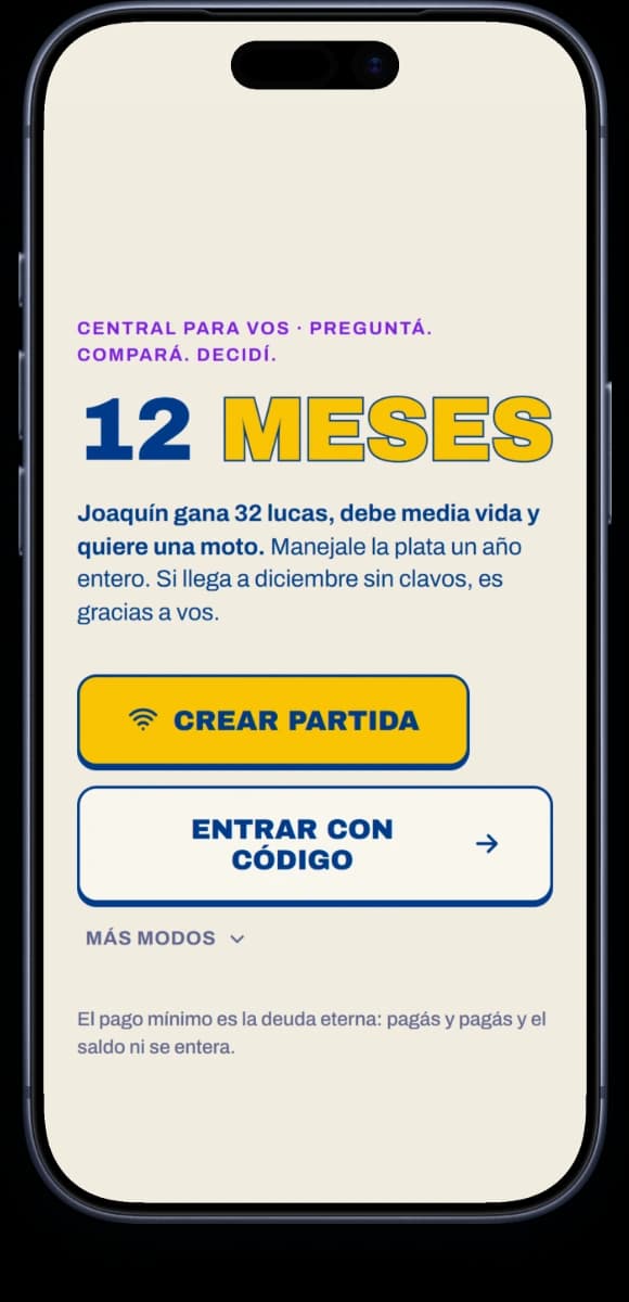 Endeudarse Bien en un iPhone