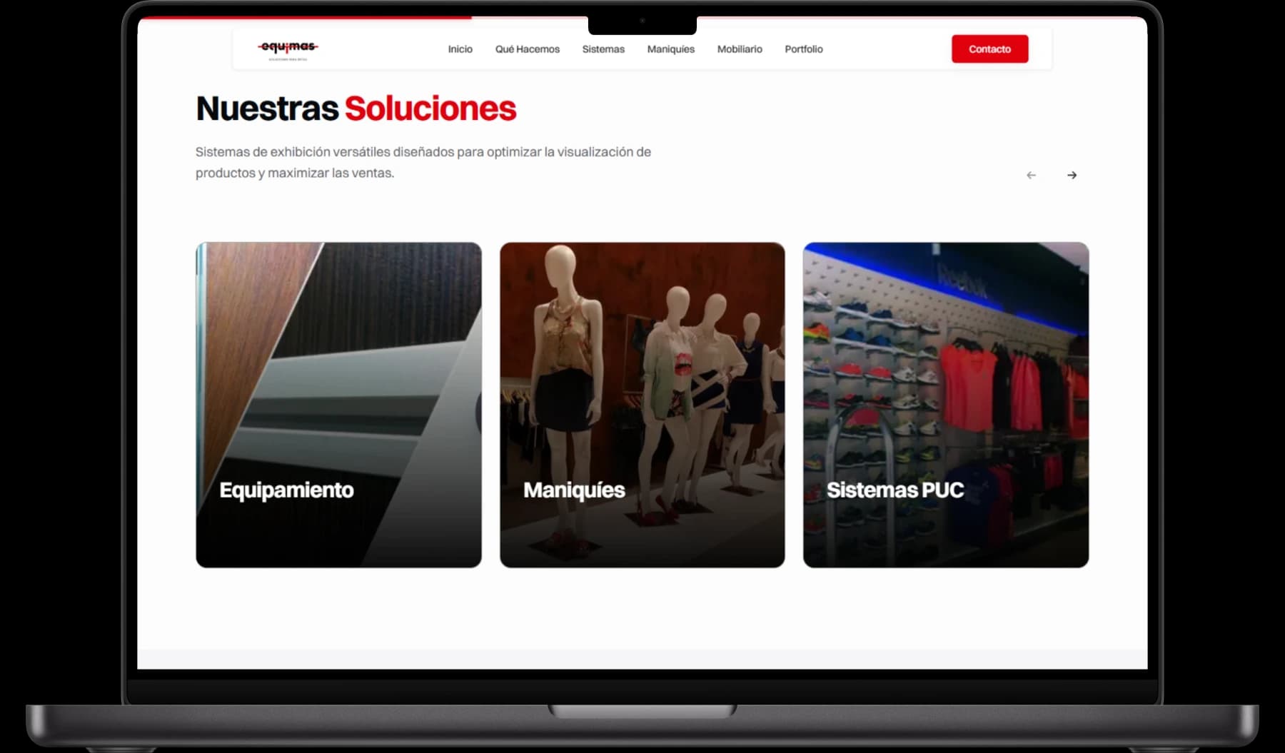 Equimas en una MacBook