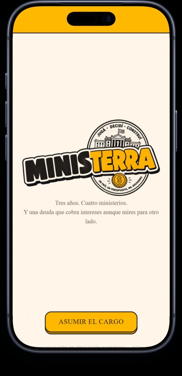 Ministerra en un iPhone