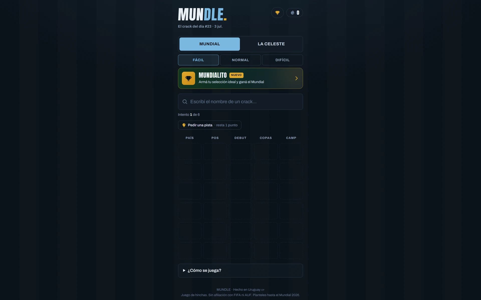 Captura de Mundle